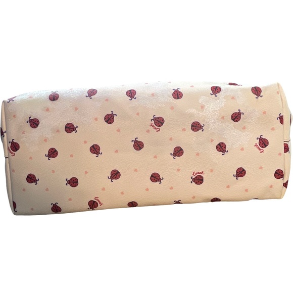 Coach Gallery Tote in Ladybug Floral Print - Flawed Gem DIY Restored - Picture 6 of 16